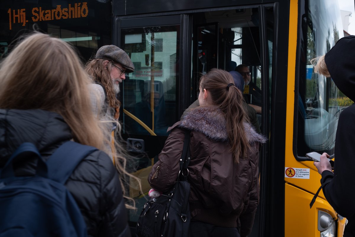 Troðfullt í strætó